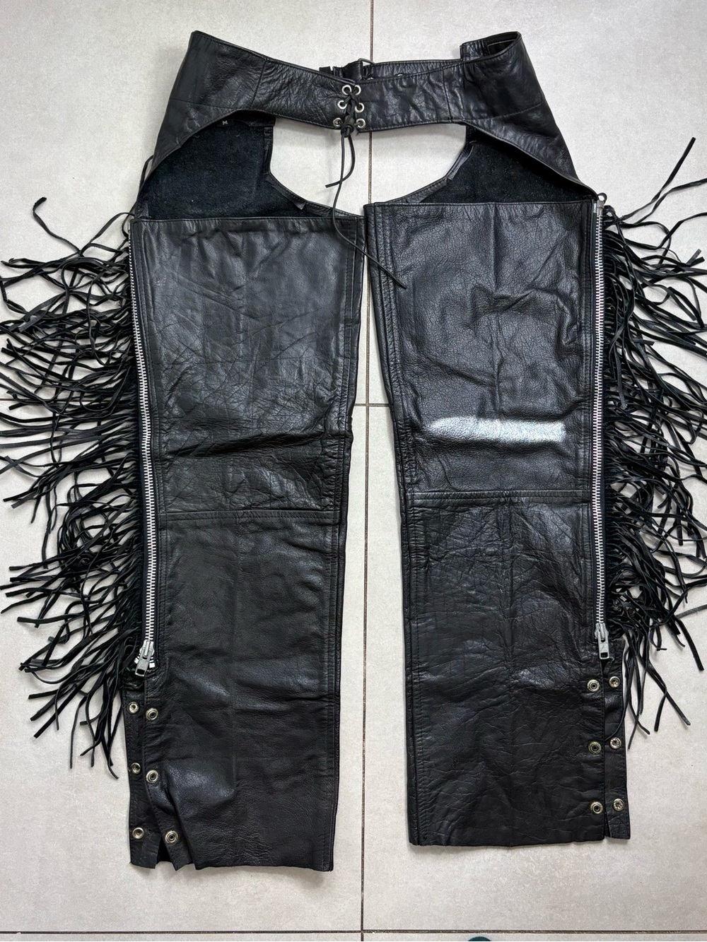 Unik Black chaps Leather Apparel